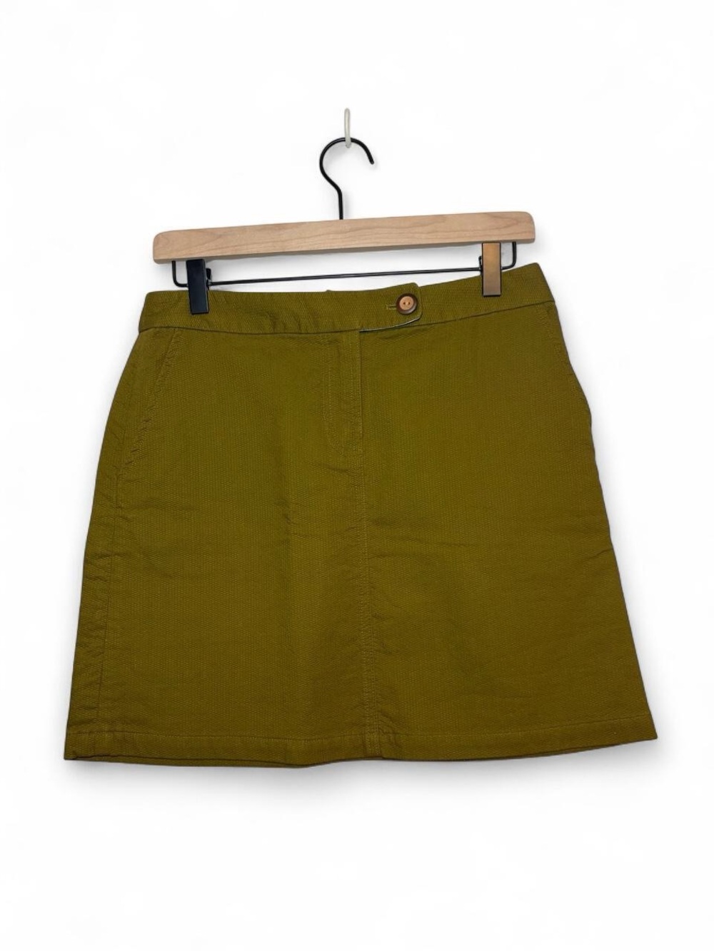 Anthropologie Vanessa Virginia Olive Green Mini Skirt | 2 | like new